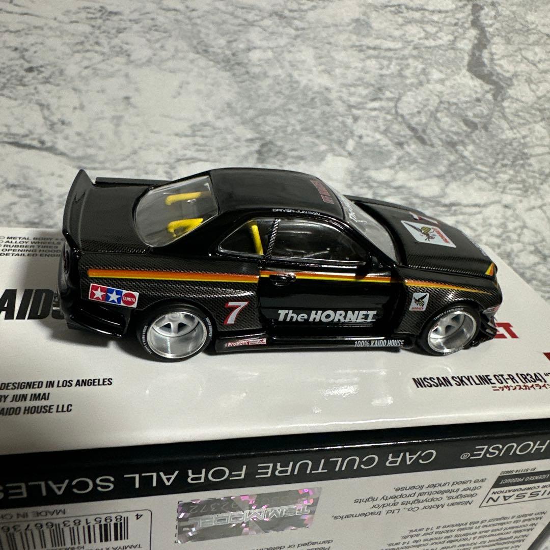 ミニカー NISSAN SKYLINE GT-R R34 THE HORNET