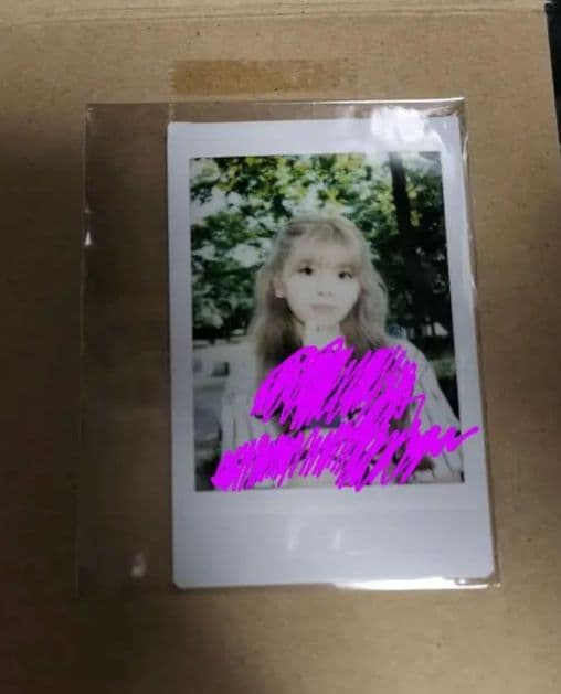 リク　直筆サイン入り　インスタントソロ生写真　NiziU チェキ