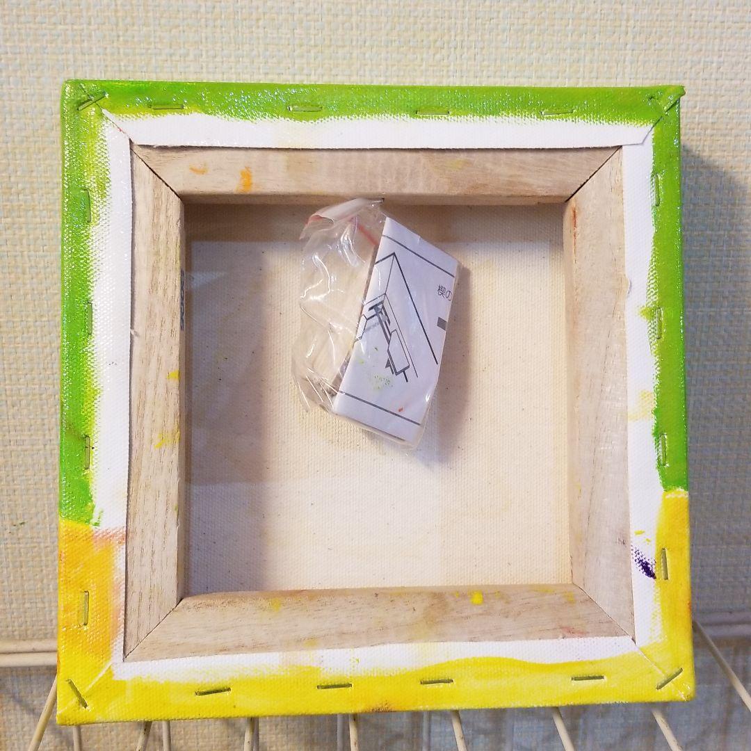 油絵　専用　てんとう虫を見ている猫　キュービックピュアコットンキャンバス