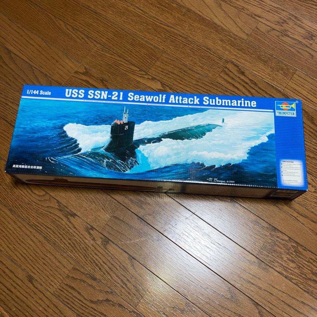 米海軍USS SSN-21 攻撃型原子力潜水艦 シーウルフ　Seawolf