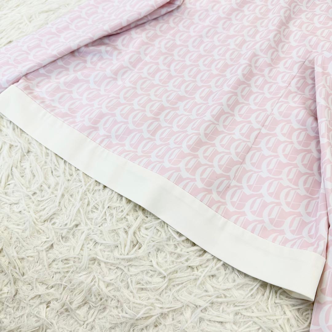 未使用級 近年 セルフォード ゴルフ モノグラムPTカットカーディガン CG