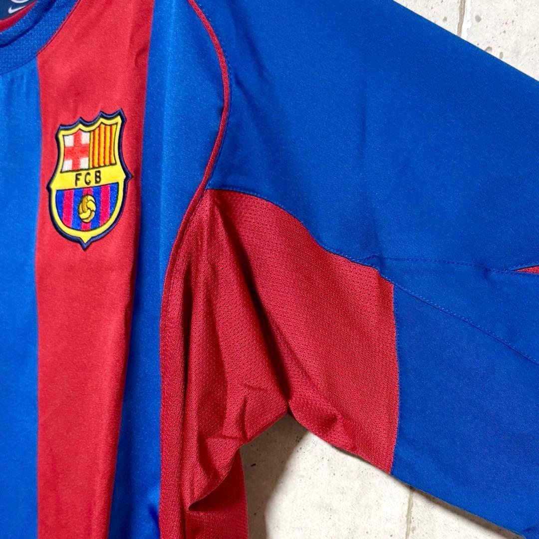 【新品/タグ付き】04/05 FCバルセロナ♯10 ロナウジーニョ 【Lサイズ】