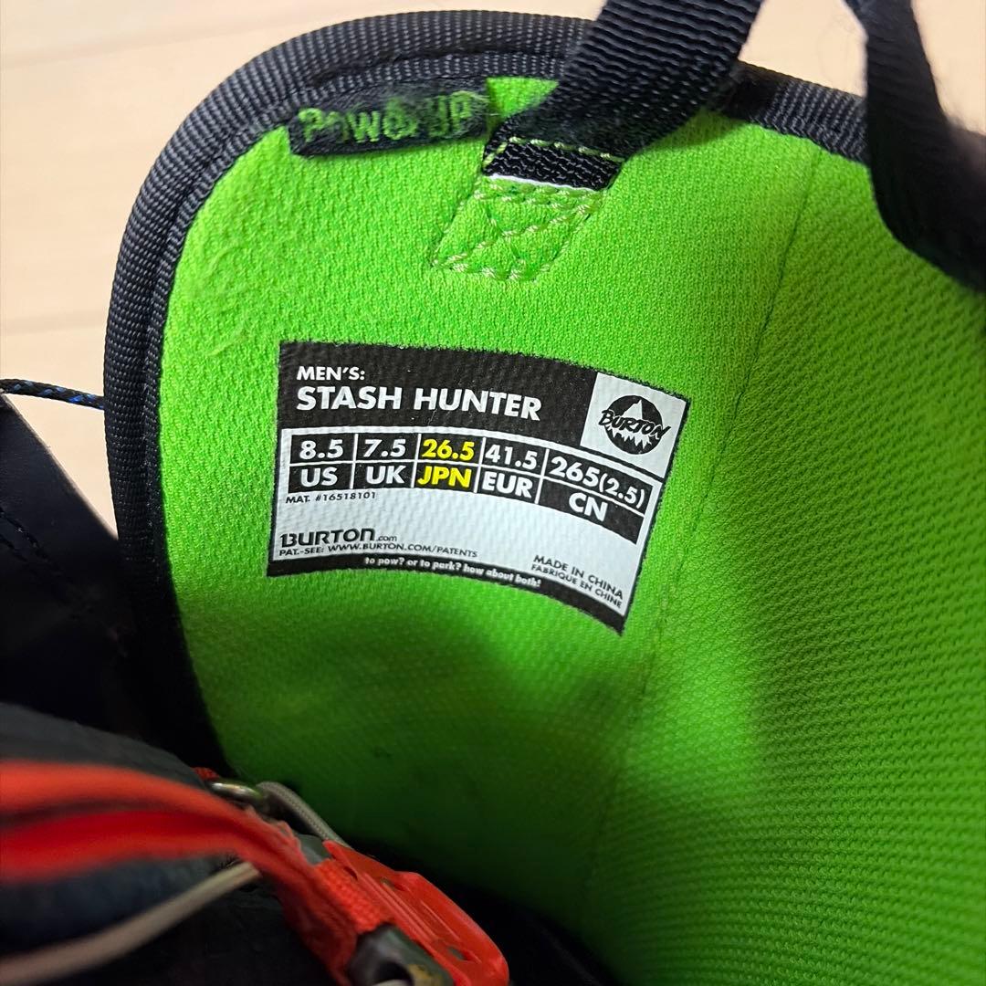 【26.5cm】バートン　スノーボードブーツ　stash hunter
