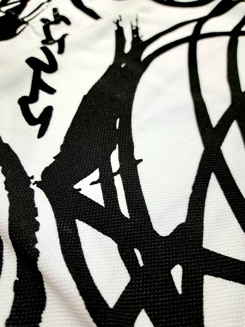 【ゴルフ・M新品】 Stüssy × FL アトミックリング ポロシャツ 白