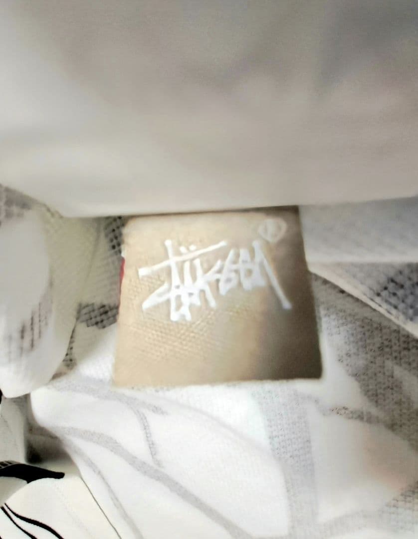 【ゴルフ・M新品】 Stüssy × FL アトミックリング ポロシャツ 白