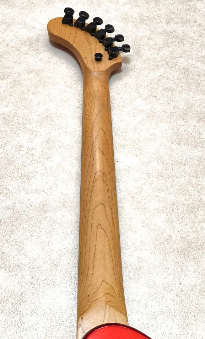 【美品】ZO-3 芸達者 メタリックレッド アンプ内蔵ミニギター ケース付