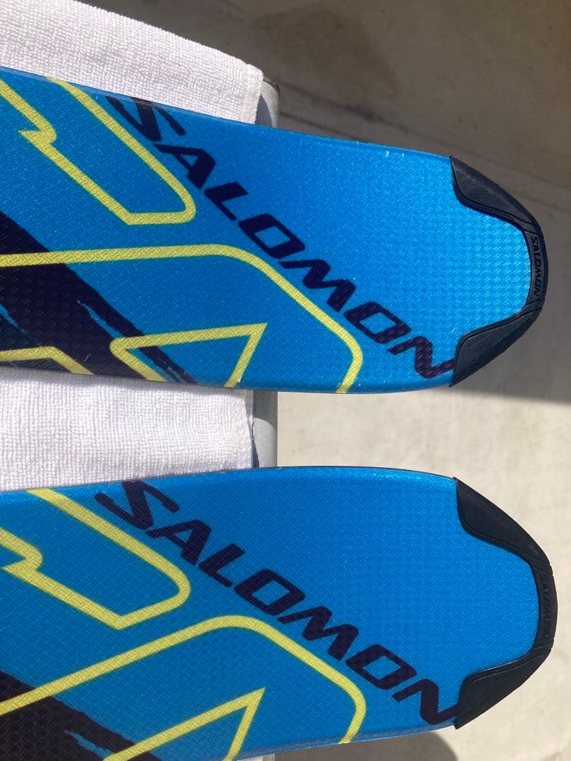 【美品】ショートスキー　SALOMON ショートカート125 バンド ケース付