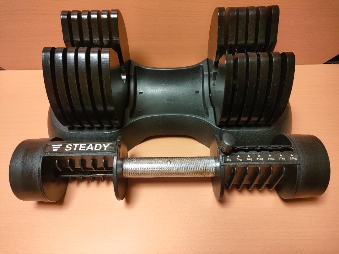 STEADY（ステディ） 可変式ダンベル 20kg　②