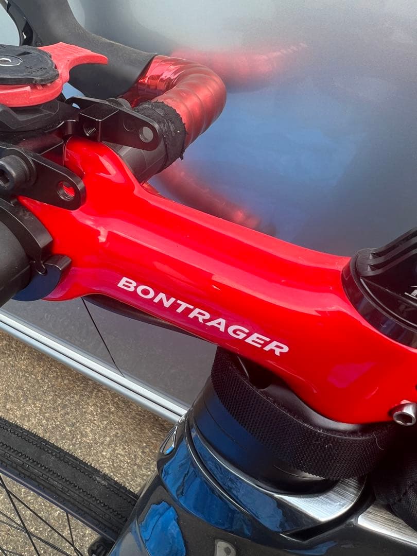 Trek Segafredo赤色カーボンステム　XXX120ミリ　ボントレガー