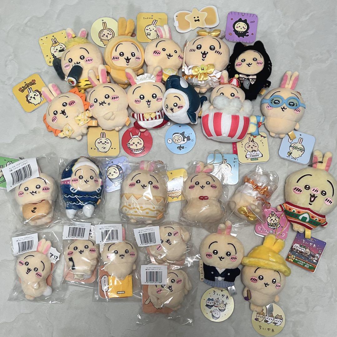 【1/31まで値下げ中】ちいかわ うさぎ マスコット まとめ売り 24点