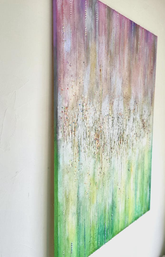 【専用】AMANE-雨音 / 抽象画 キャンバス 90×65㎝ 原画 モダン