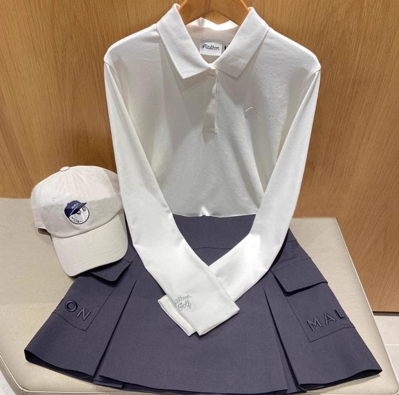 Malbonセットアップゴルフウェアレディース 2点セット伸縮ストレッチ新作☘️