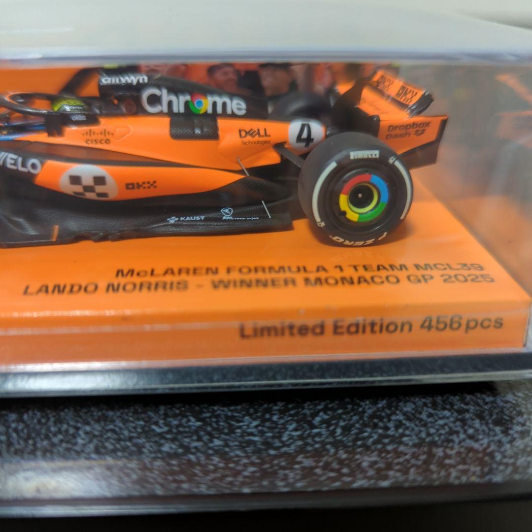 ミニチャンプス1/43　2025年モナコ　ランドノリス