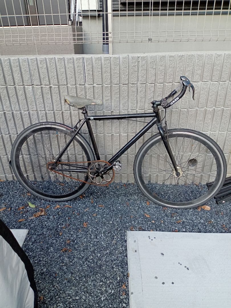 ピストバイク　クロスバイク　黒　千葉市