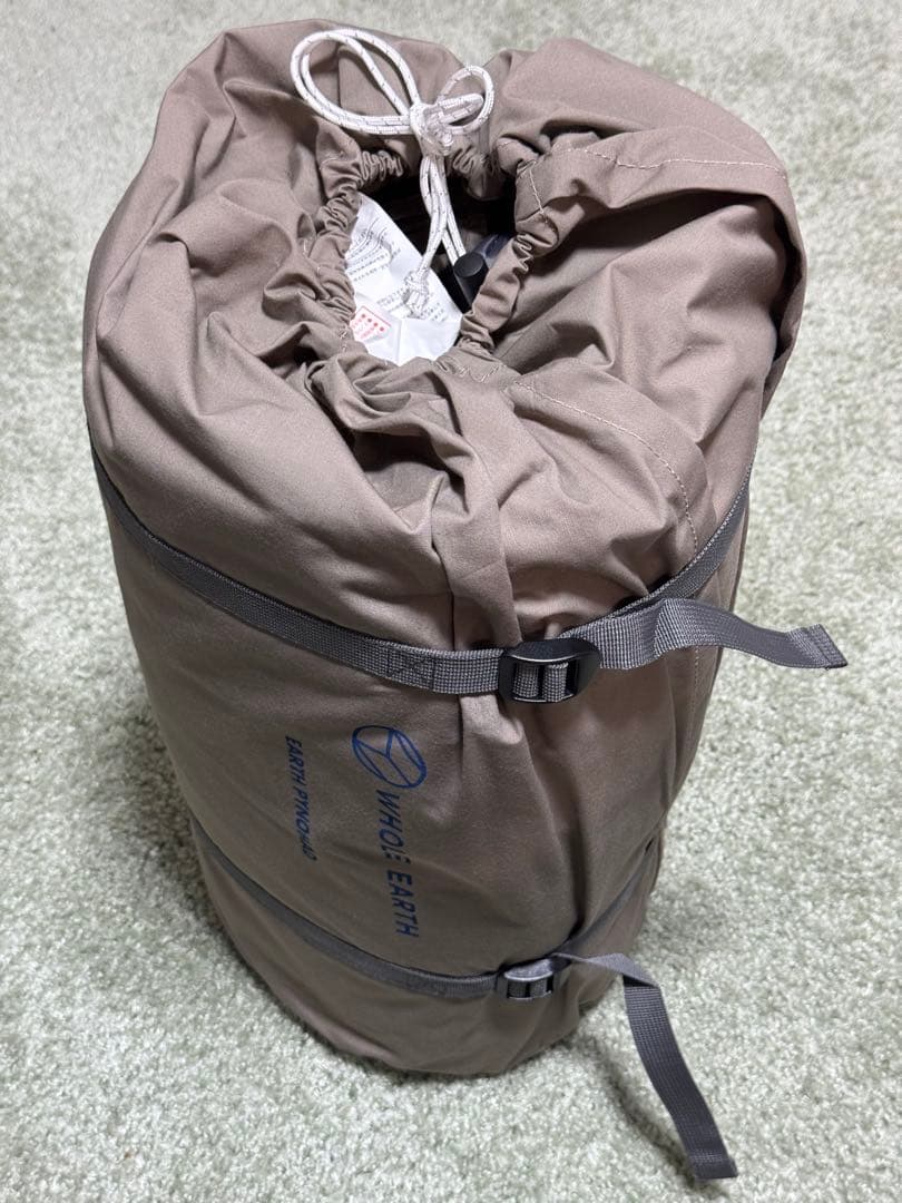 【未使用品】WHOLE EARTH テント EARTH PYNOMAD ベージュ