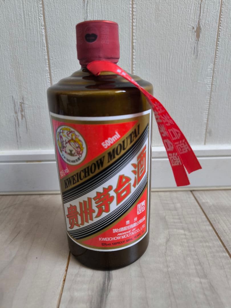 Kweichow Moutai 貴州茅台酒53% 500ml 2022年　茶瓶