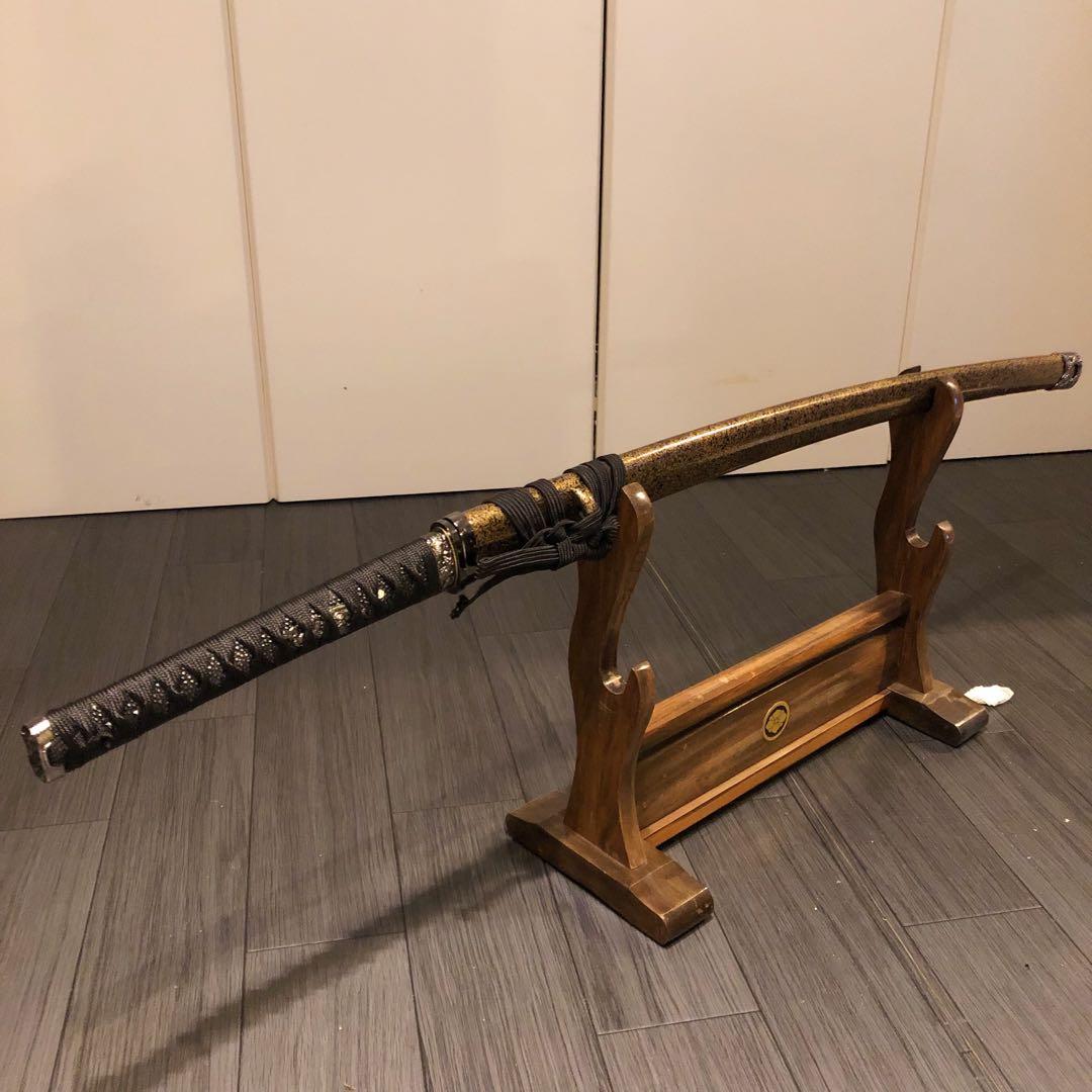 最高級模造刀　梓想庵 上杉謙信拵え 姫鶴一文字　居合刀　樋入り刀身