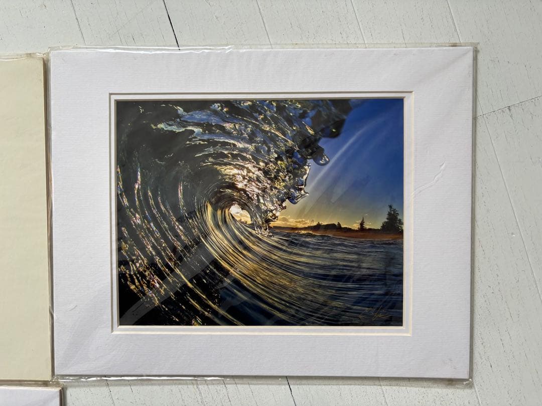 ハワイ　写真家　クラークリトル 絵　海　ノースショア　波　サーフィン