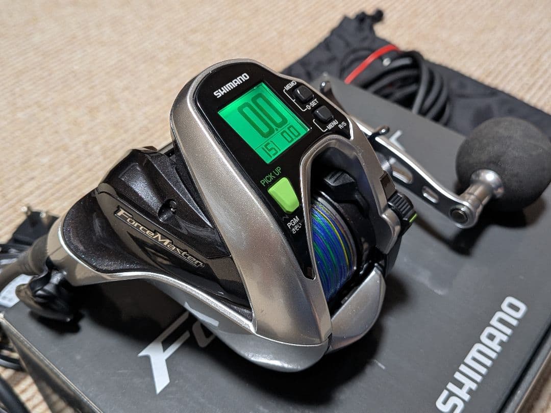 シマノ フォースマスター 800 オーバーホール済 新品PE3号・バッテリー付き