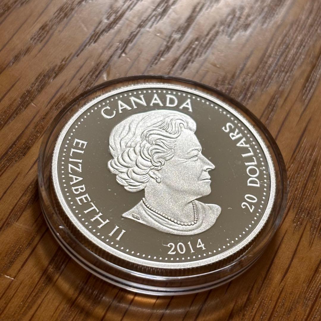 レア【カナダ銀貨】ロイヤル・ウィニペグ・バレエ団 2014 1オンス 純銀