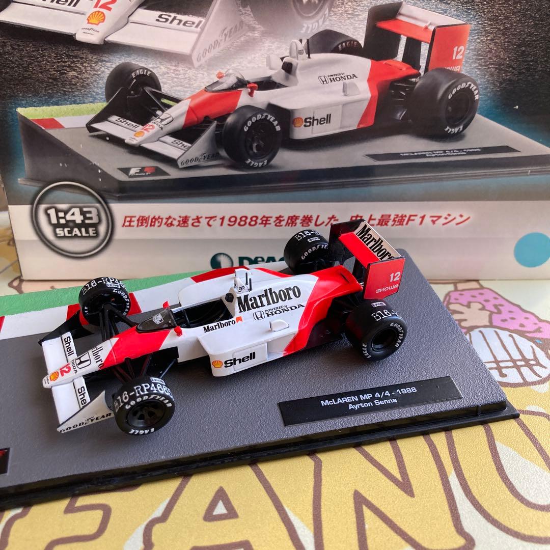 ミニカー McLaren MP4/4 1988 Ayrton Senna 1/43