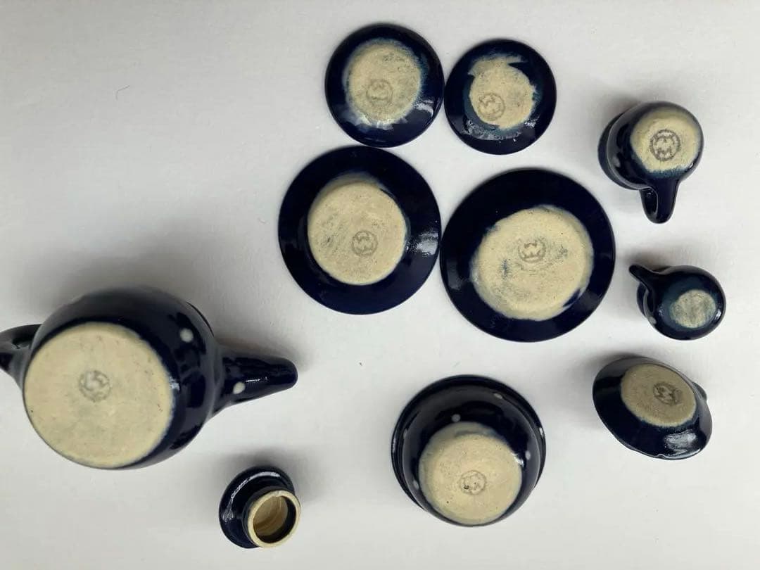 ドイツ　ミニチュア陶器食器セット