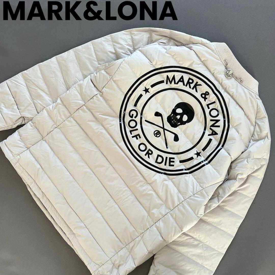【新品】MARK&LONA マークアンドロナ　ダウンジャケット　プルオーバー　白