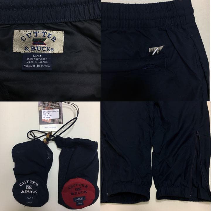 新品未使用 カッターアンドバック◆ゴルフ 撥水 ナイロン ジャケット パンツ M