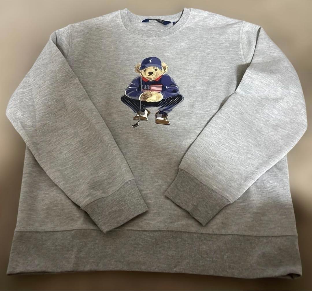 ラルフローレン ポロゴルフ ポロベア スウェット グレー L トレーナー