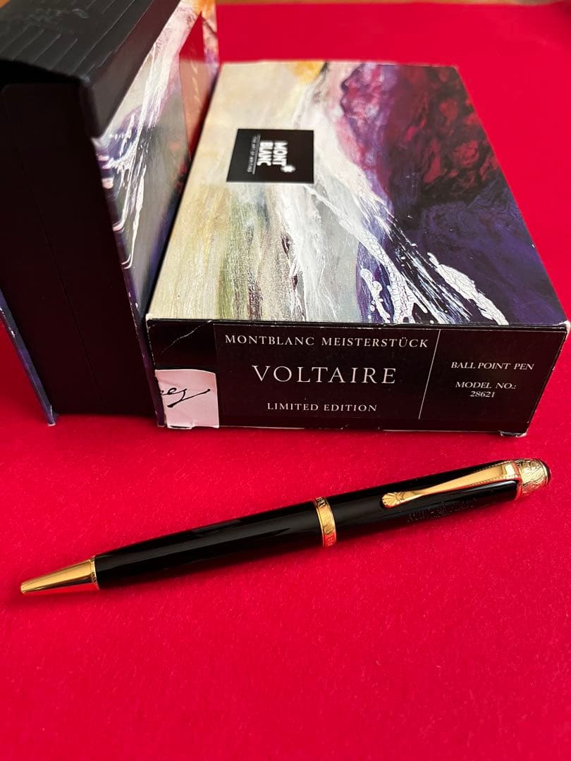 モンブランボールペン 作家シリーズ 1995年ボルテール❗️入手困難‼️