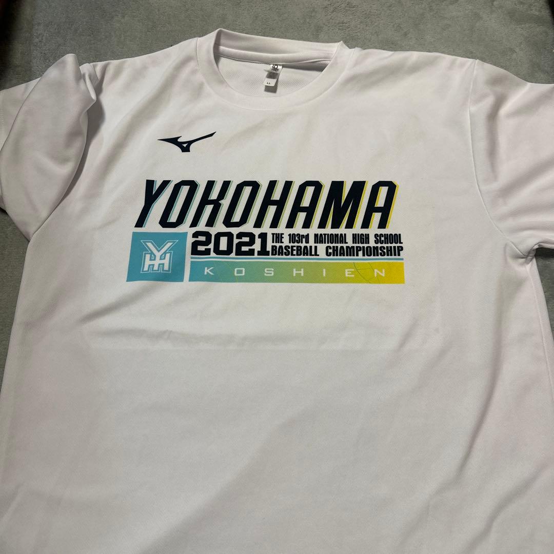 横浜高校103回甲子園出場記念Tシャツ　LL