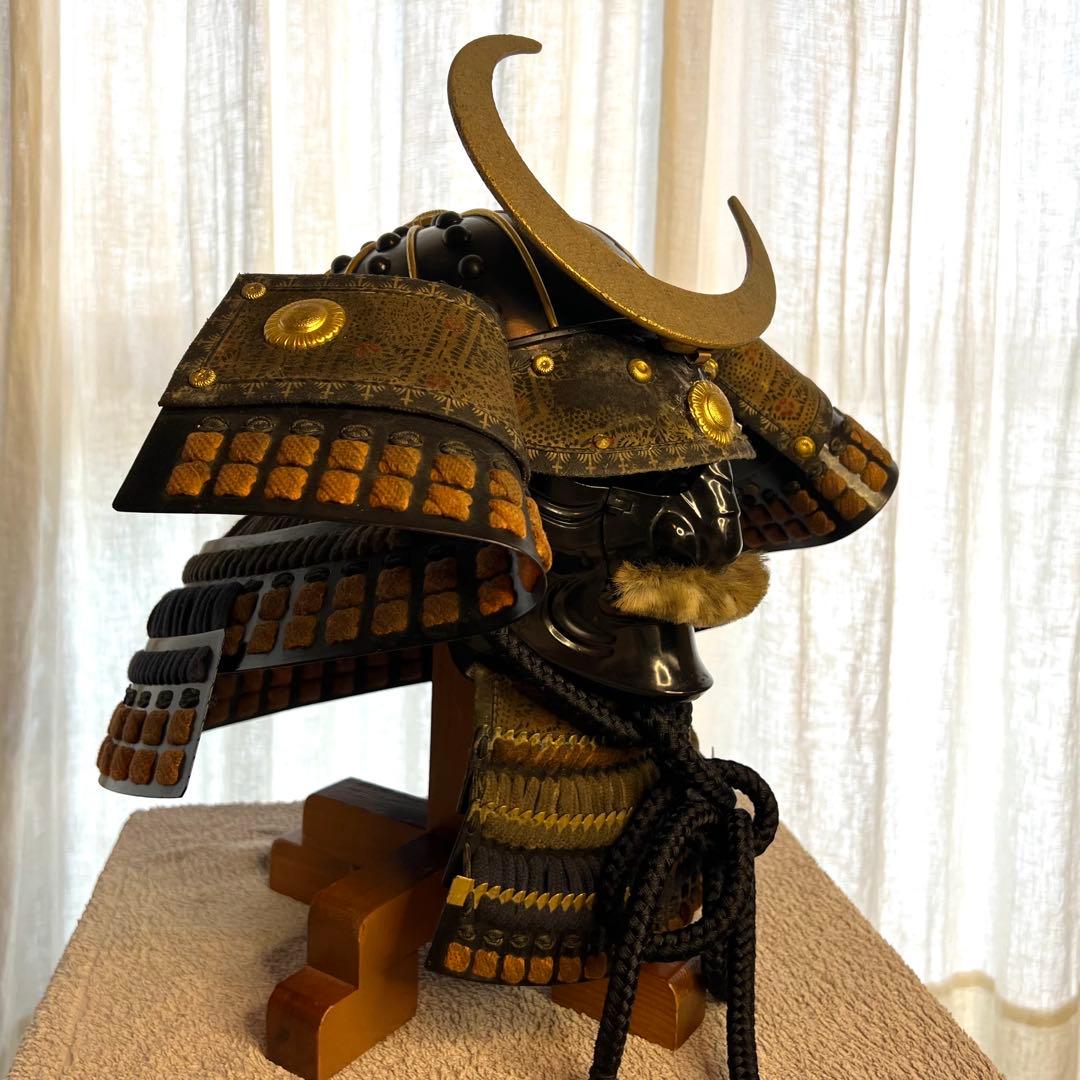美品！『薩摩丸武工房製』【現代　甲冑 等身大】黒色胴当世具足一式　『日本 鎧』