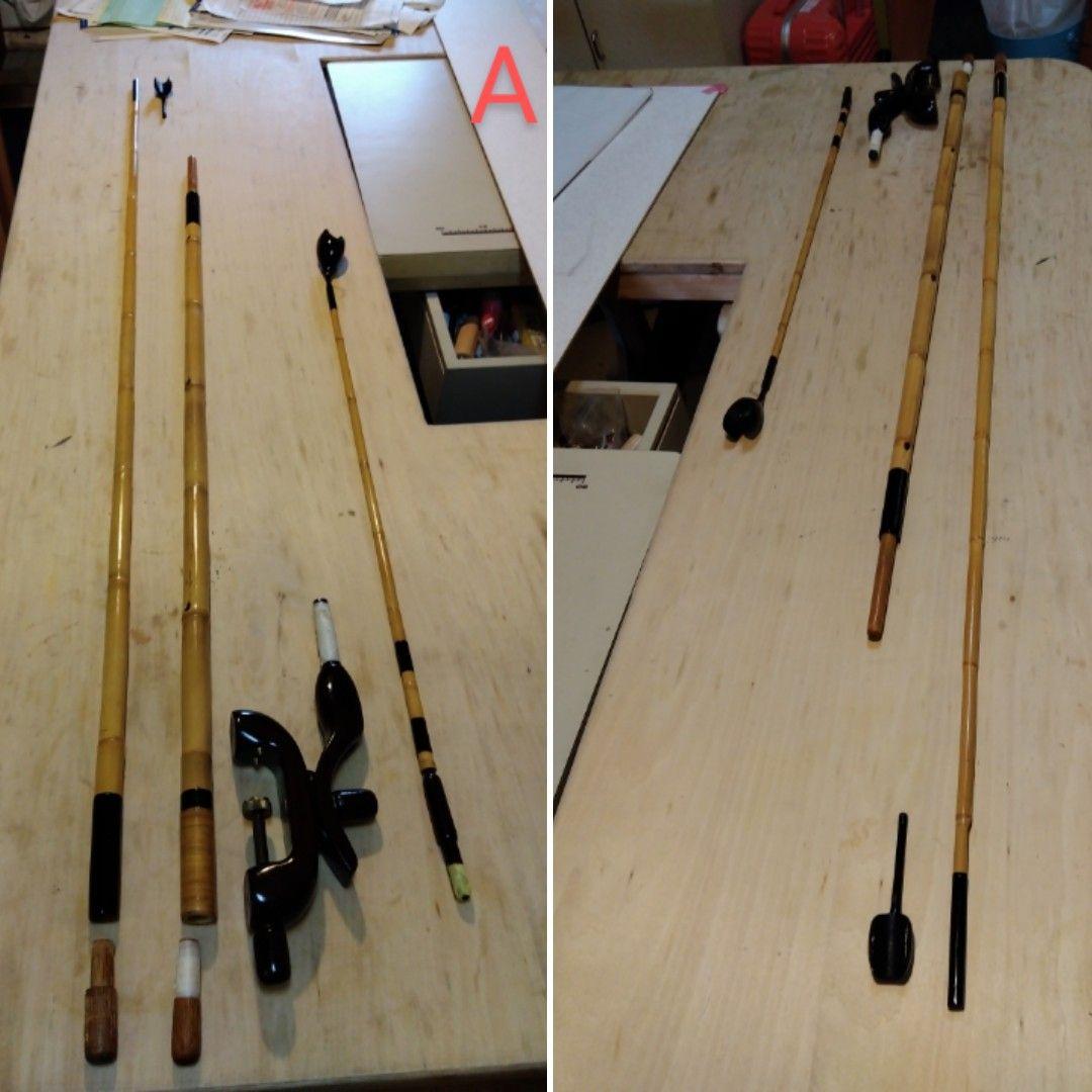 更に値下げしました！竹製、ヘラ竿受け