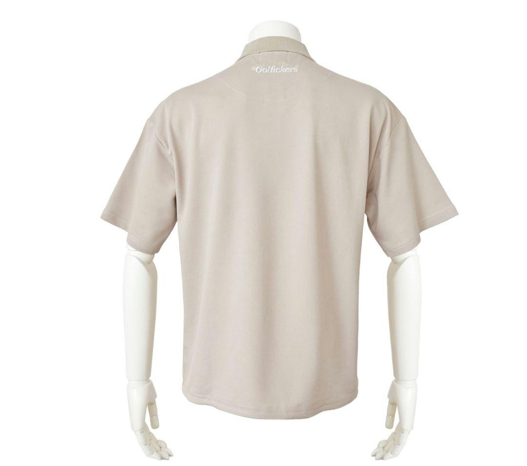 新品未使用　ゴルフィッカーズ　Cool & Wide Polo -Beige-