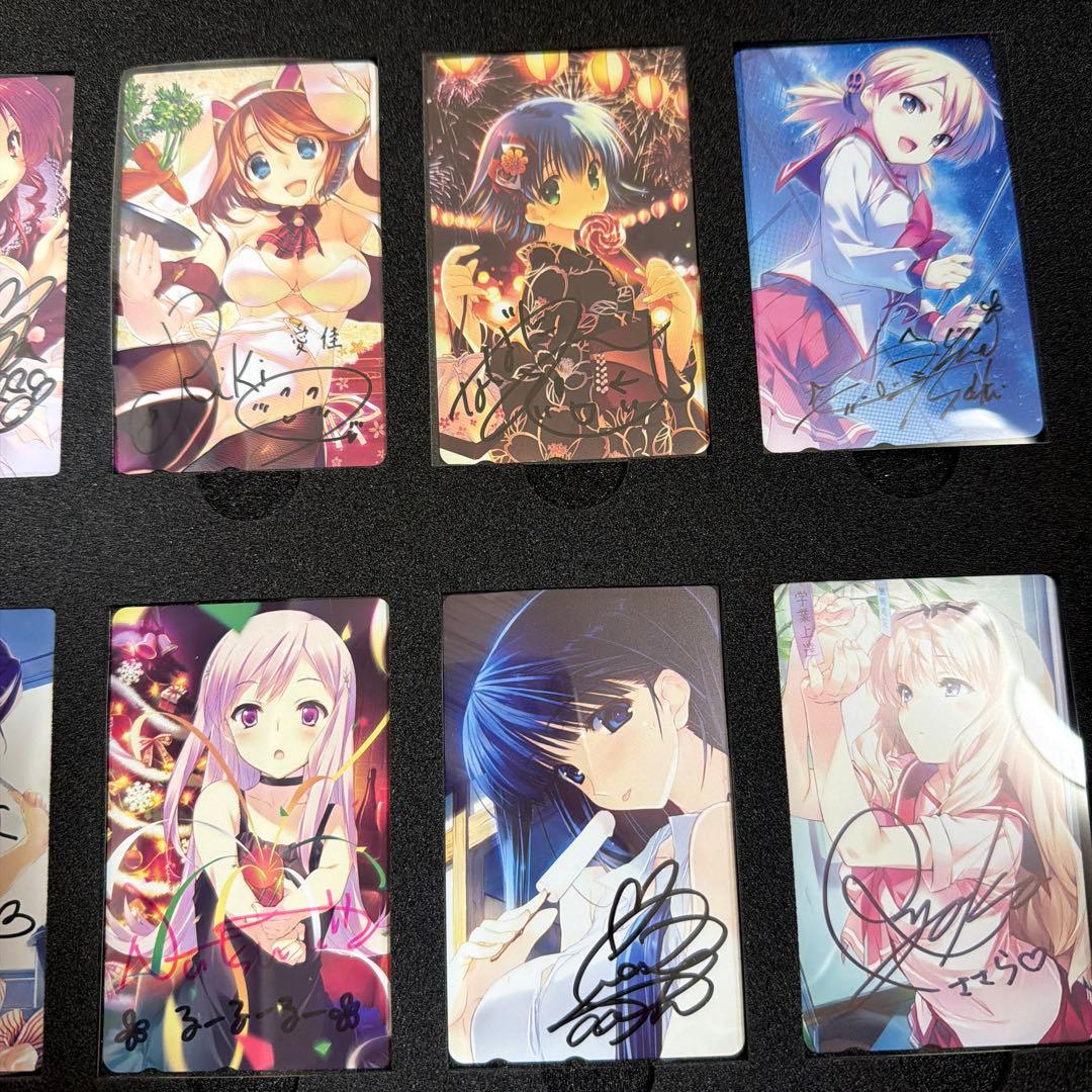 ToHeart2 10周年記念 声優直筆サイン入り カードセット