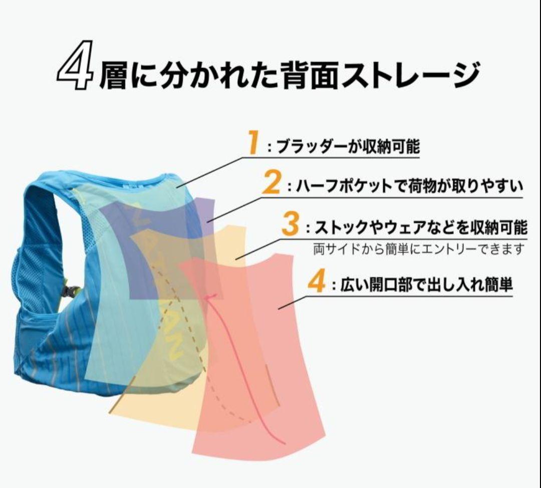 【新品未使用】NATHAN ピナクル 12L JP NS40240J 男女兼用