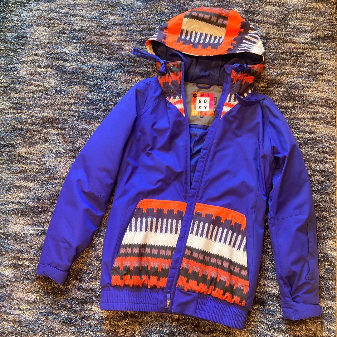 ROXY 青ジャケット スキーウェア(女性用)160cm