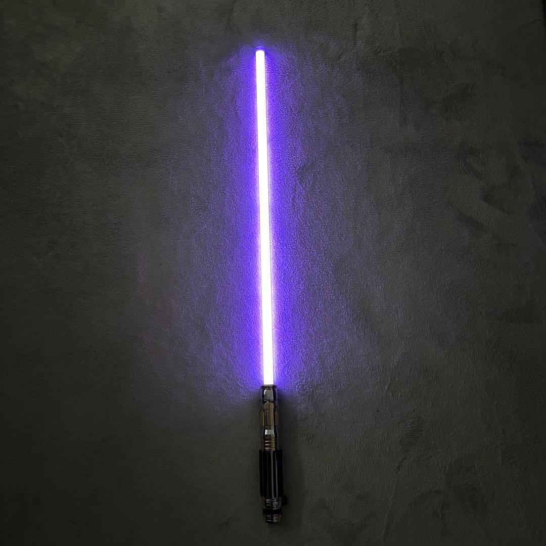 希少 マスターレプリカ FXライトセーバー 紫 メイスウィンドウ スターウォーズ