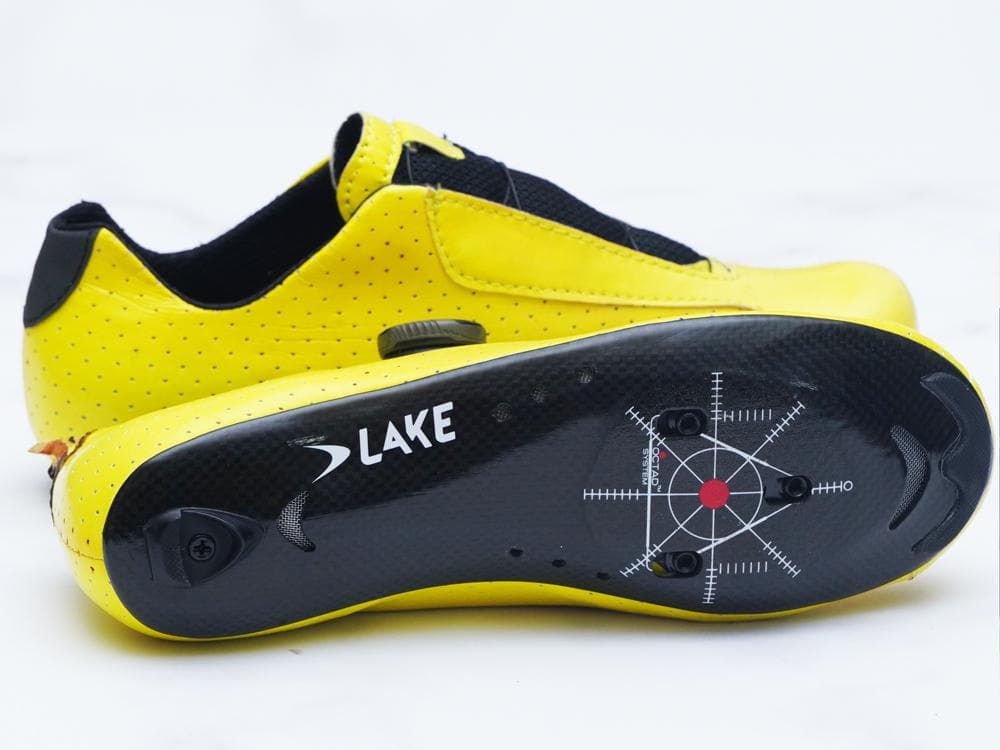 ☆新品未使用☆ LAKE CX301 イエロー 39.5ノーマル幅 軽量284g