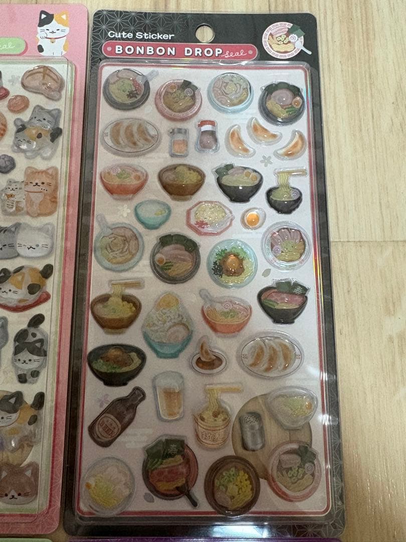 正規品 ボンボンドロップシール 和柄 新作 だるま たまごサンド ラーメン　等