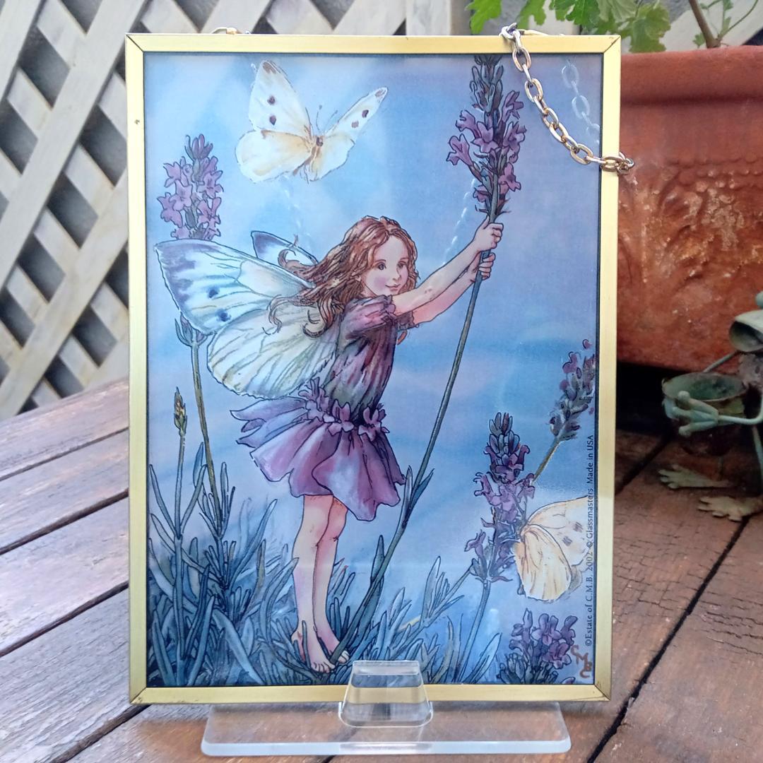 メアリーバーカー ステンドグラスLavender Fairyグラスマスターズ社
