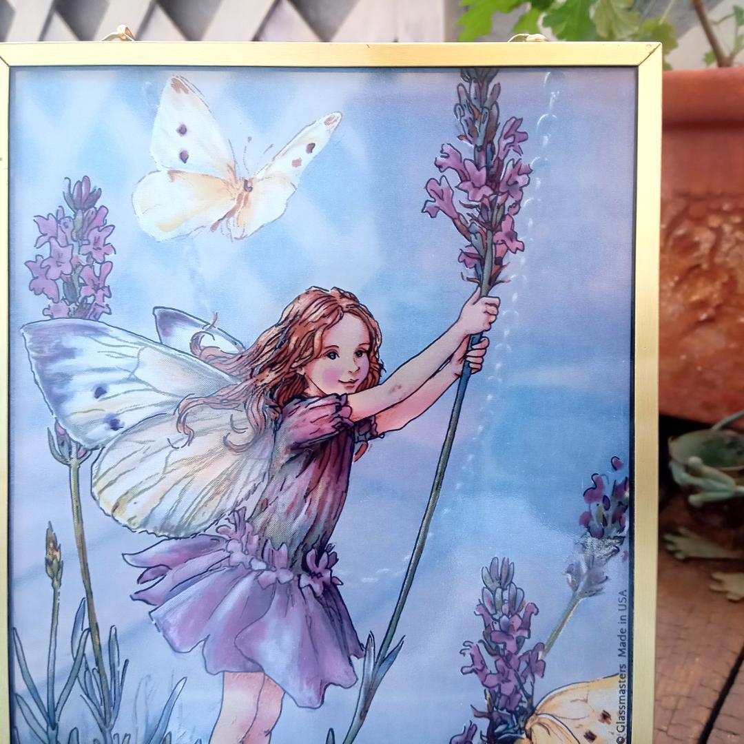 メアリーバーカー ステンドグラスLavender Fairyグラスマスターズ社