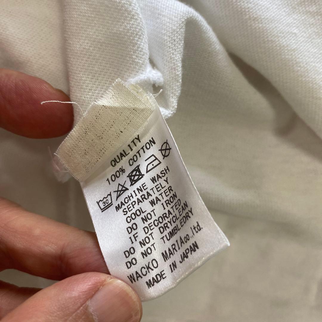 ワコマリア GUILTY PARTIES ホワイト フットボール Tシャツ XL