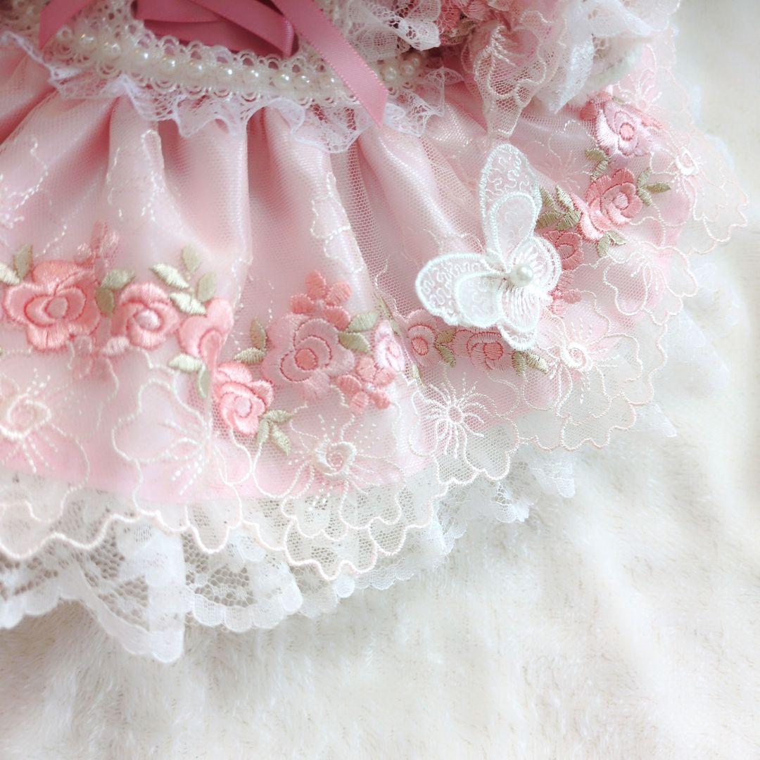 リーナベルショルダーバック用コスチューム　小薔薇のピンク系コス　1470