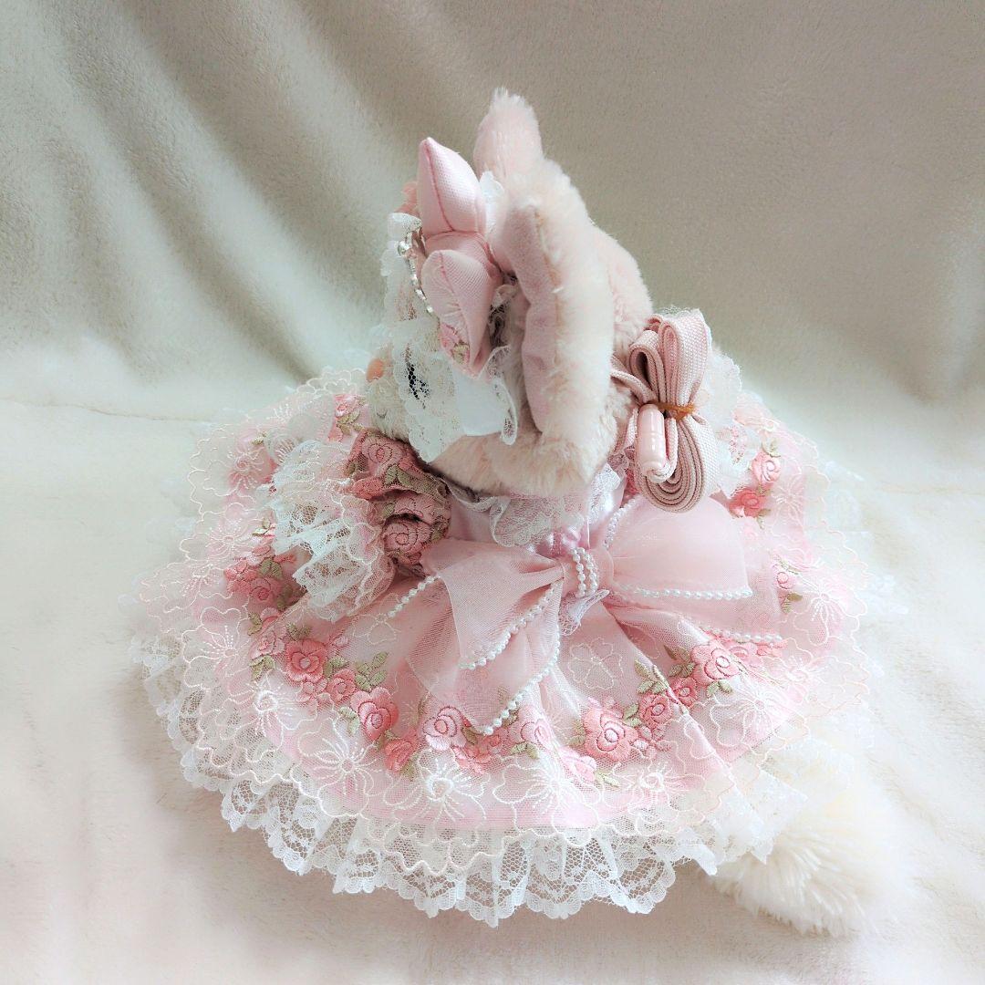 リーナベルショルダーバック用コスチューム　小薔薇のピンク系コス　1470