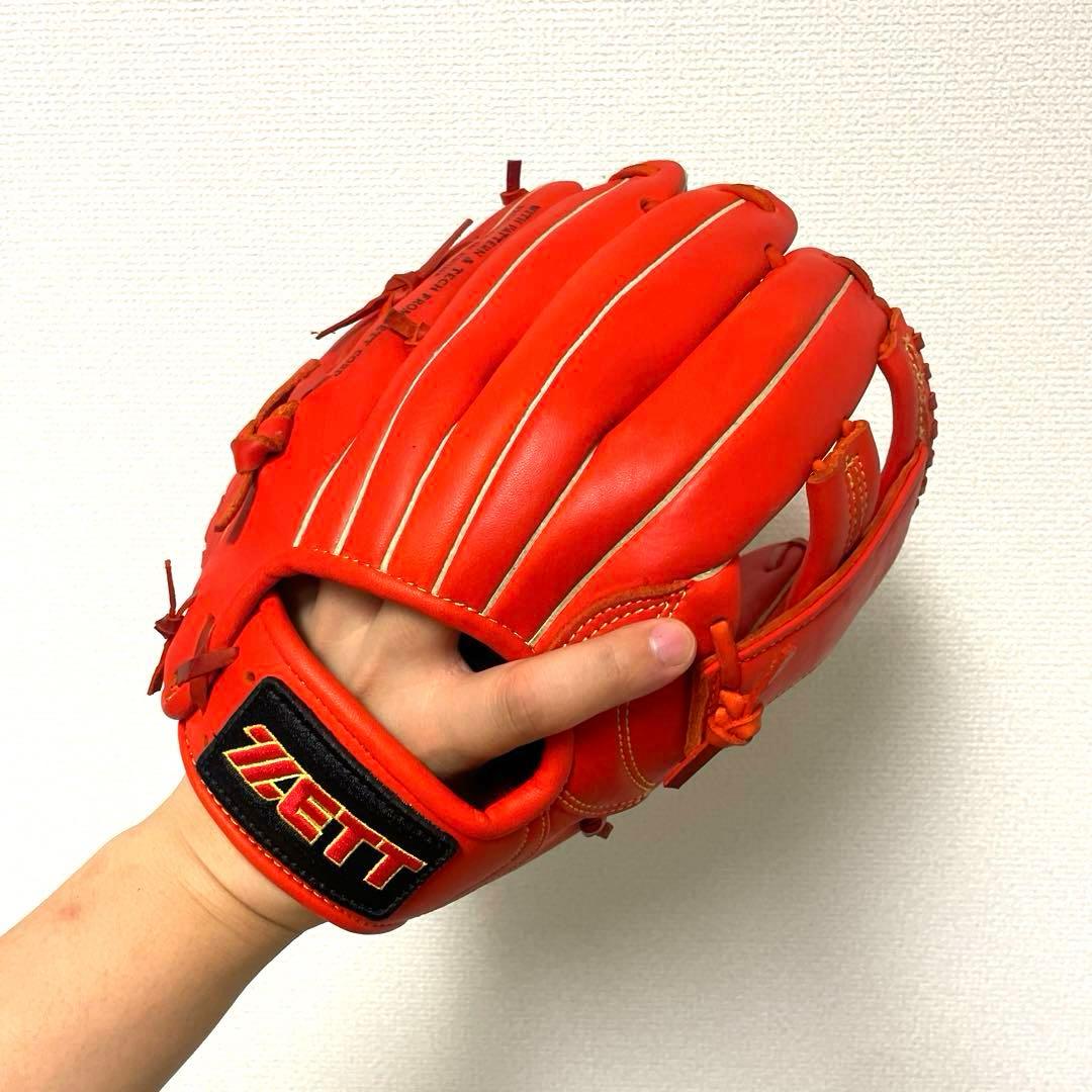 204 ZETT 極美品 即戦力 軟式 内野手用グローブ