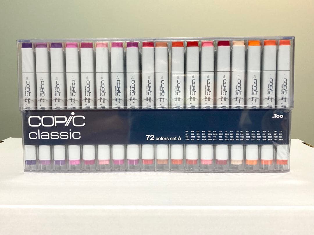 未使用品 コピック クラシック 72色 セットA Copic Classic