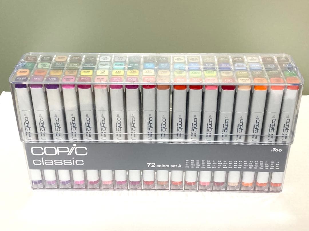 未使用品 コピック クラシック 72色 セットA Copic Classic