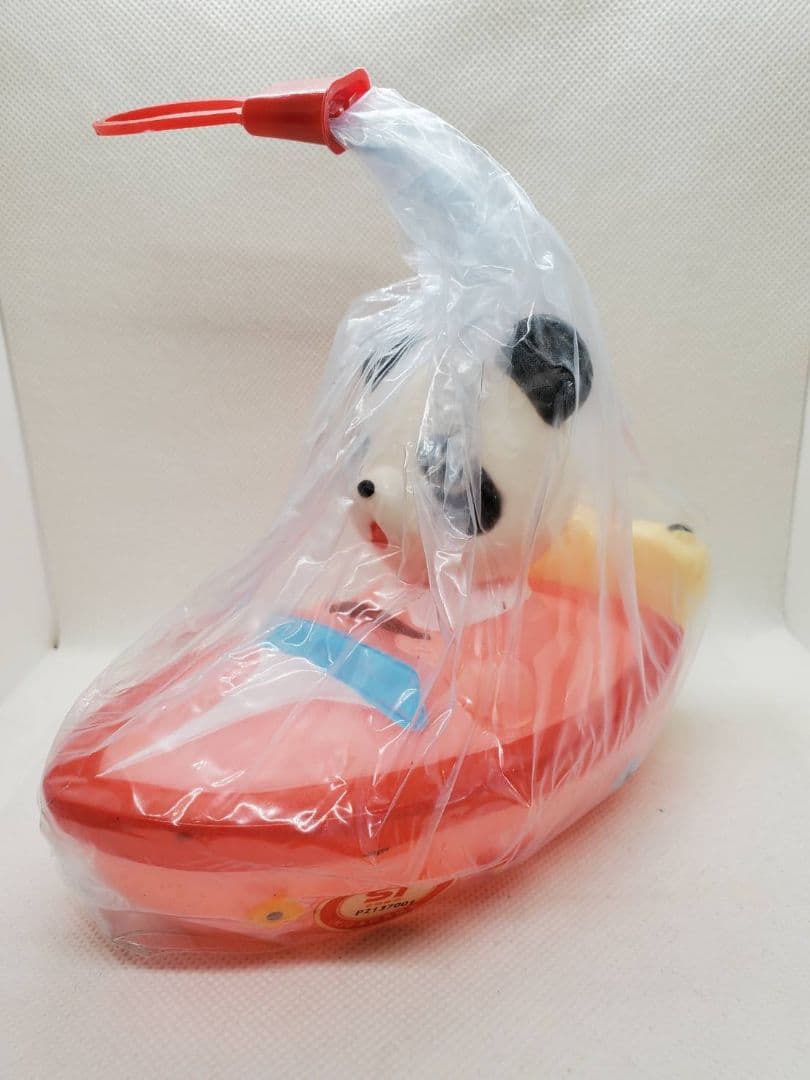 レトロ パンダ ボート ソフビ人形 未開封 デッドストック ヴィンテージ