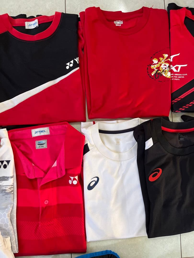 【まとめ売り】バドミントンウェア　ヨネックス　ブラックナイト　アシックス　テニス